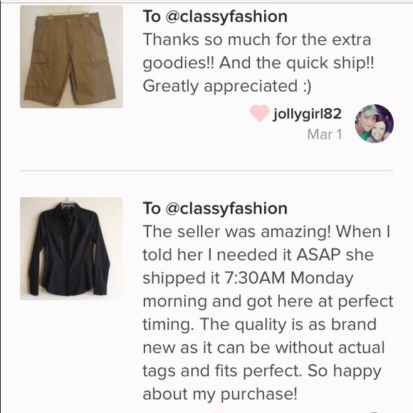 Poshmark Classy Fashion Womens Clothing Bags Tops - Picture 11 of 11